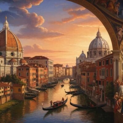 itália atemporal greada com ia