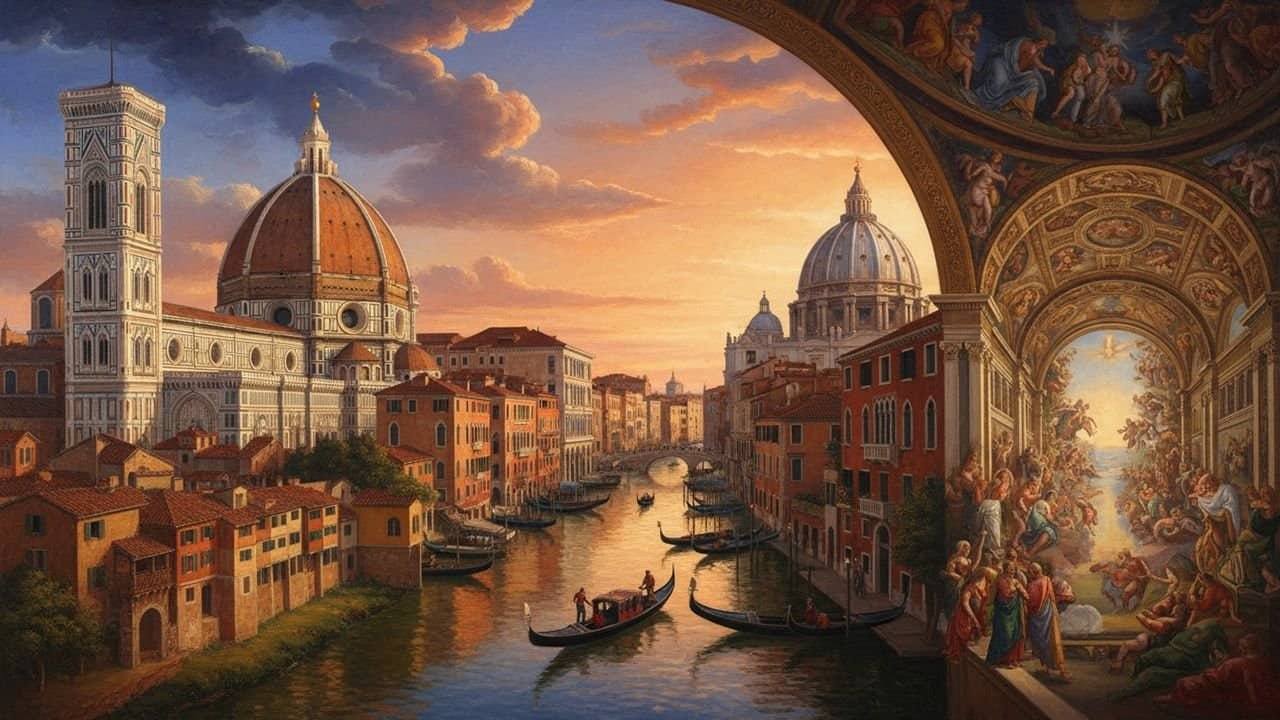 itália atemporal greada com ia