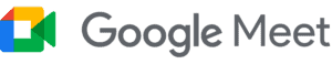 logo google meet cinza